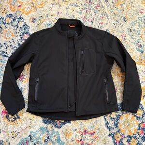 REAX Traveler Windproof Softshell Motorcycle Jacket black womens 2XL